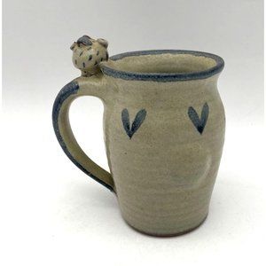 Vt. Mug with Pig on Handle Signed Susan Vt.
